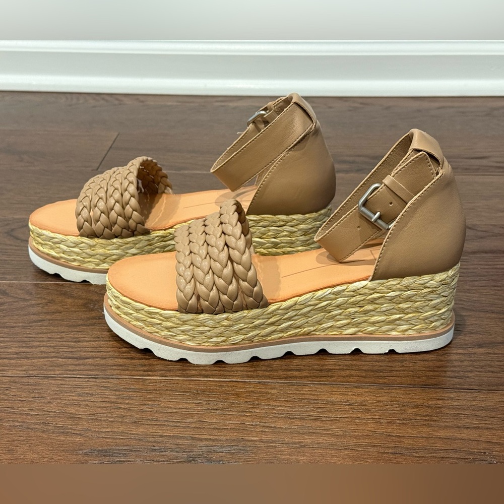 DV by Dolce Vita Tan Woven Wedges